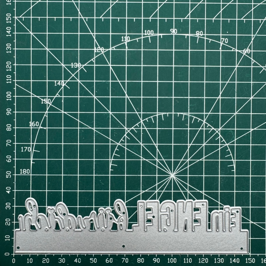 Newly German A For You Metal Cutting Dies For Scrapbooking Card Creation Stencils Embossing Craft Decoration