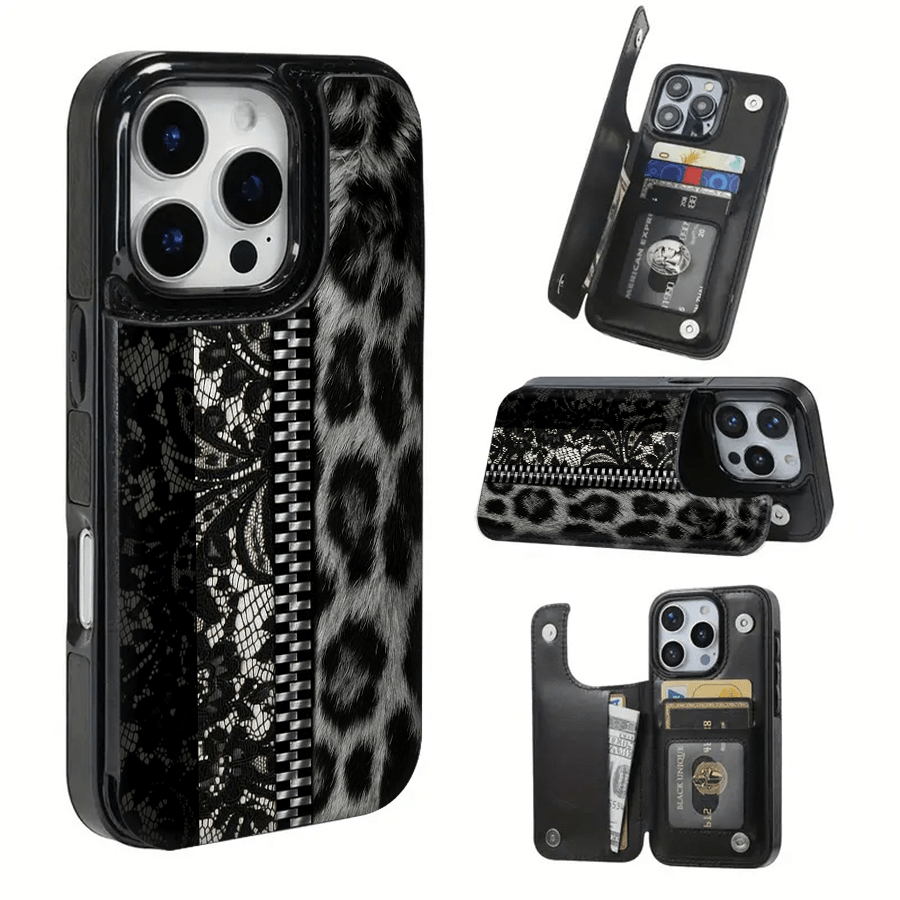 Phone Case - Phone Case: Patterned, The Practical Phone Case With Features A Card Slot And Multiple Functions Such As Bank Cards And Public Transportation Cards. Suitable For Iphone16promax