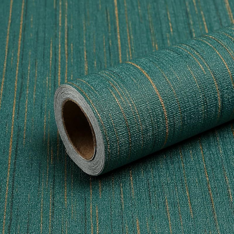 1 Roll Black Grasscloth Peel And Stick Wallpaper, Vintage Texture Removable Wall Paper For Room Walls, Cabinets, Furniture, Drawers, Desk 23.6inch*118inch