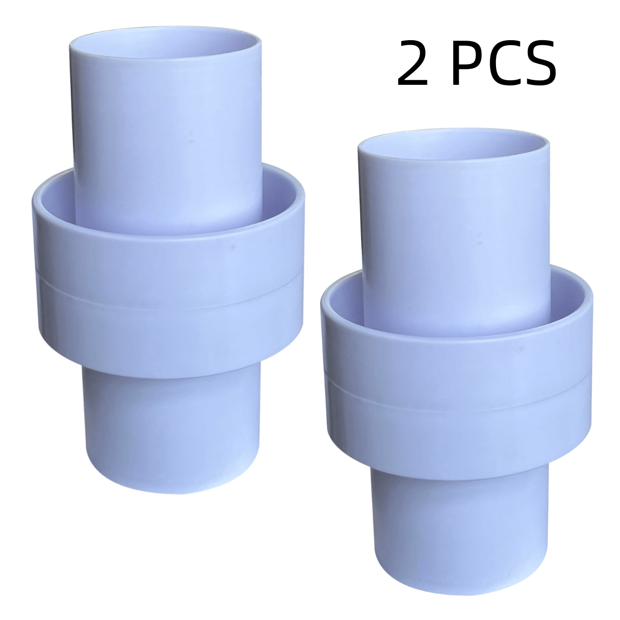 2pcs 1.5" Pool Cleaner Hose And Vacuum Hose Connector Adapter AXV092 Replacement for AXV092 Automatic Pool Cleaner Hose Connector