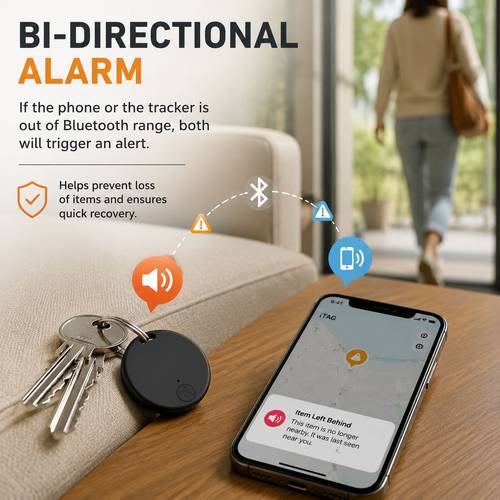 3pcs smart mini key finders wireless key locators pet cat and dog anti loss alarm sensors location mini for mobile phone wallet key chains luggage finders application control