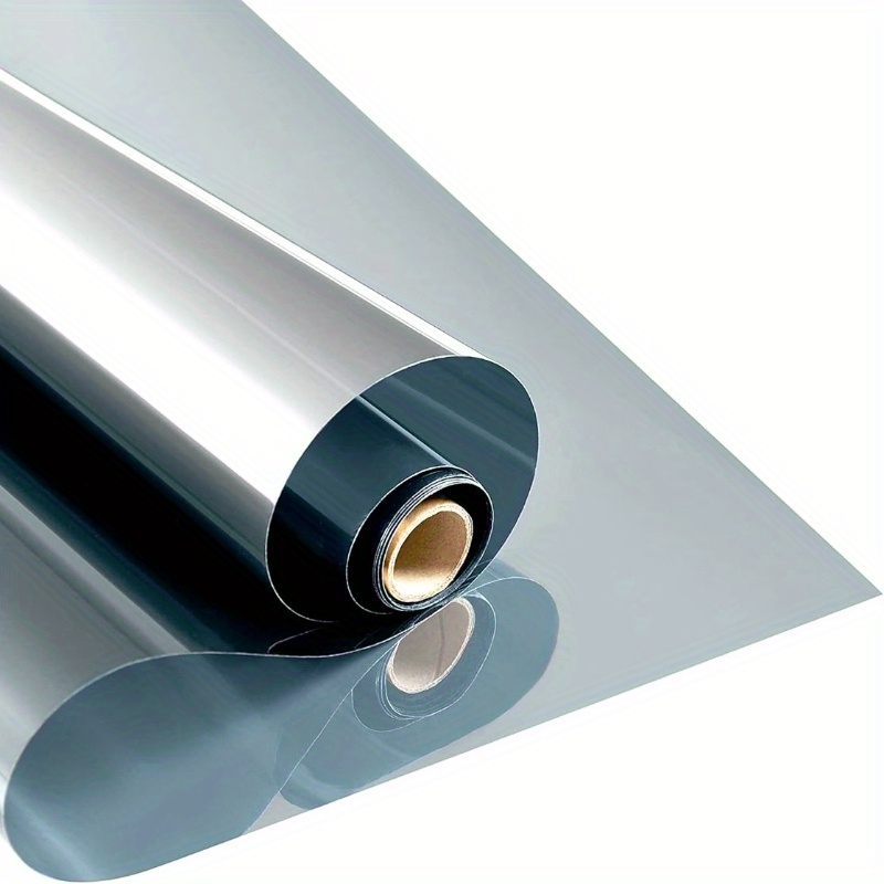 Image of 1 Roll Of Privacy , 2/1 Striped Frosted Decorative , For Room, Bedroom, Bathroom Door And Window Film, Electrostatic Adsorption Installation Is Convenient