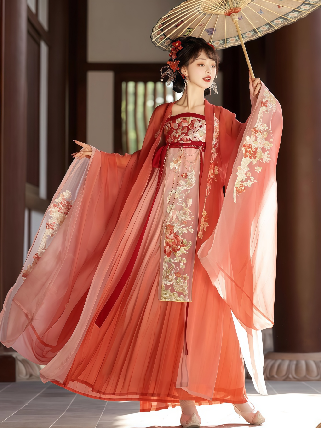 womens hanfu dress elegant floral chinese cheongsam long - Temu Bahrain