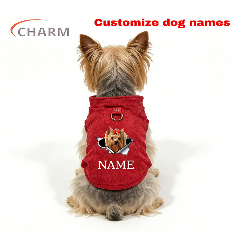 TEMU 3d Effect Yorkshire Terrier Ripped D-ring Dog Clothes, Lightweight And Comfortable Leash Vest, Small Dog Pet Apparel, Cat And Dog Gift