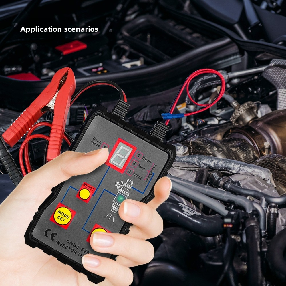 cross border trade hot selling automotive fuel injector testing and cleaning tool car repair tool model 620 without battery Product details 10