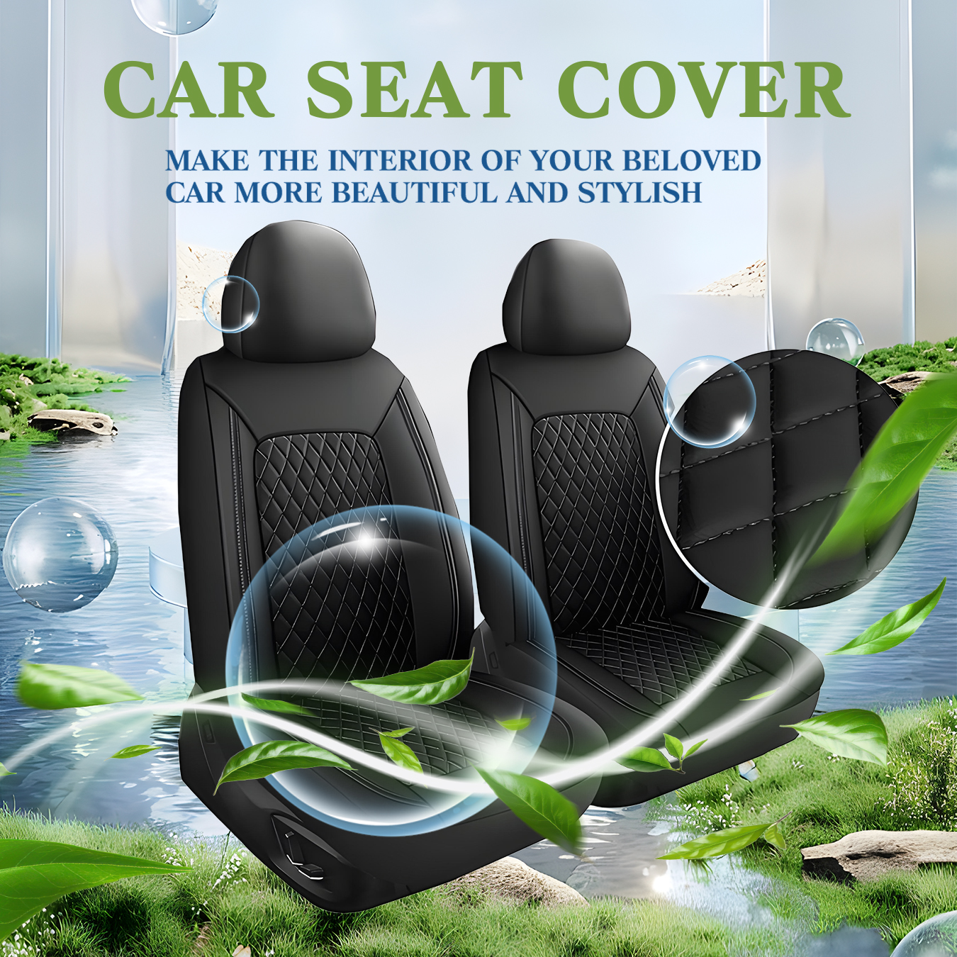 TEMU Car Seat Covers Seats Fit For Renault, , Fashionable Appearance, Scratch Resistant, Car Accessories, Car Accessories Interior, Car Decorcar,
