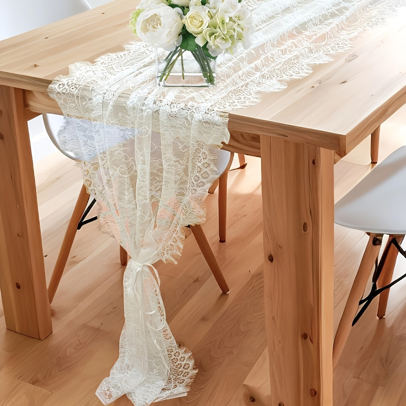 vintage lace wedding table runner floral lace tablecloth suitable for weddings engagements bridal shower gifts bohemian style wedding engagement and bridal shower decor