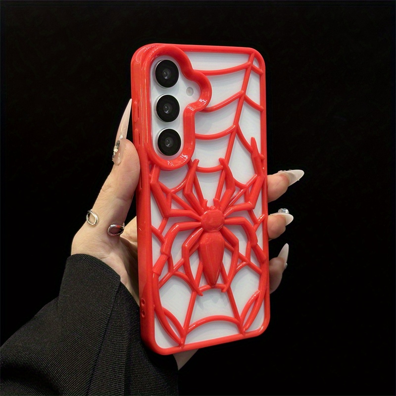 TEMU Phone Case - Creative 3d Hollow Heat Dissipation Phone Case For Galaxy A06 A54 A55 A16 A36 A13 A04 S23 S24 Fe S25 Ultra Anti-fall Protective