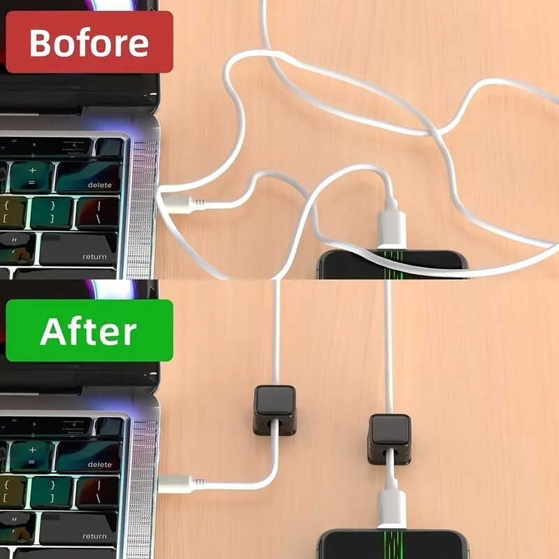 12pcs Cable Clips, Ultimate Cord Holder & Organizer for Home & Office