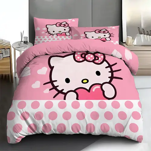 3pcs carnival purple quilt set 1 quilt set 2 pillowcase no core printed bedding set soft and comfortable suitable for bedroom and use