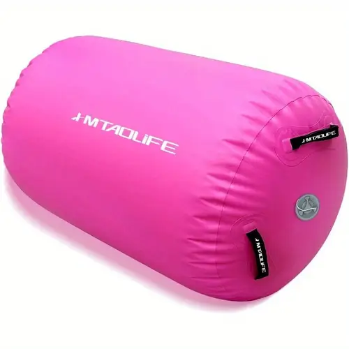gymnastics air roller air barrel inflatable tumble roller mat air roller gymnastics barrel kids back backbend trainer for yoga training cheerleading home use