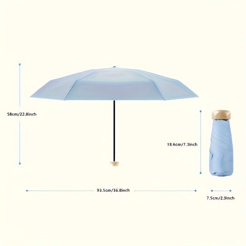 super lightweight and compact 6 bone mini folding design windproof and resistant lightweight 190t impact resistant fabric manual opening compact plastic handle a stylish valentines day gift suitable for   men and women