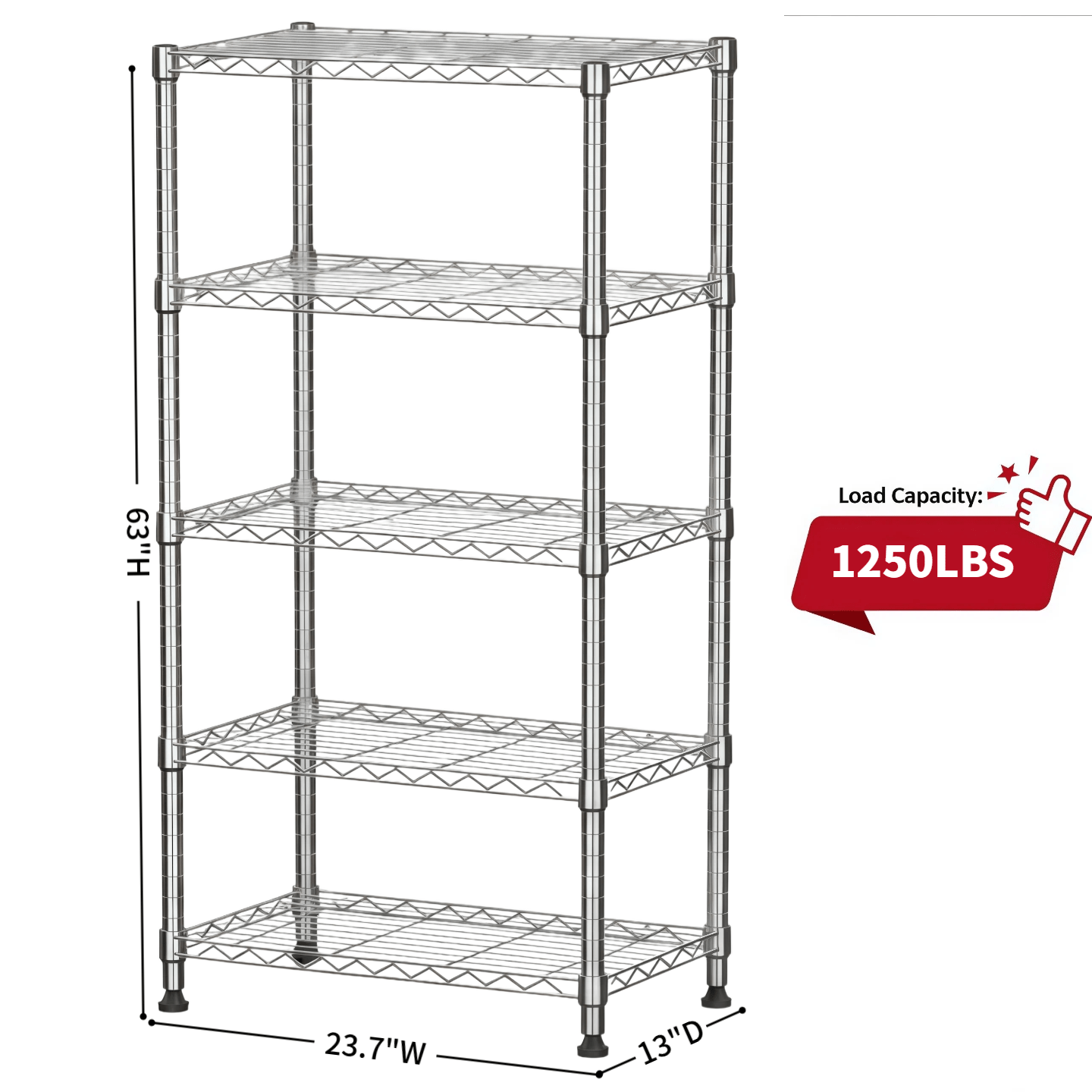 TEMU Étagères de garage IZEUK d'une capacité de 2000 LBS, avec étagères métalliques réglables 4/5 niveaux, sur pied pour garage, cuisine, salle de