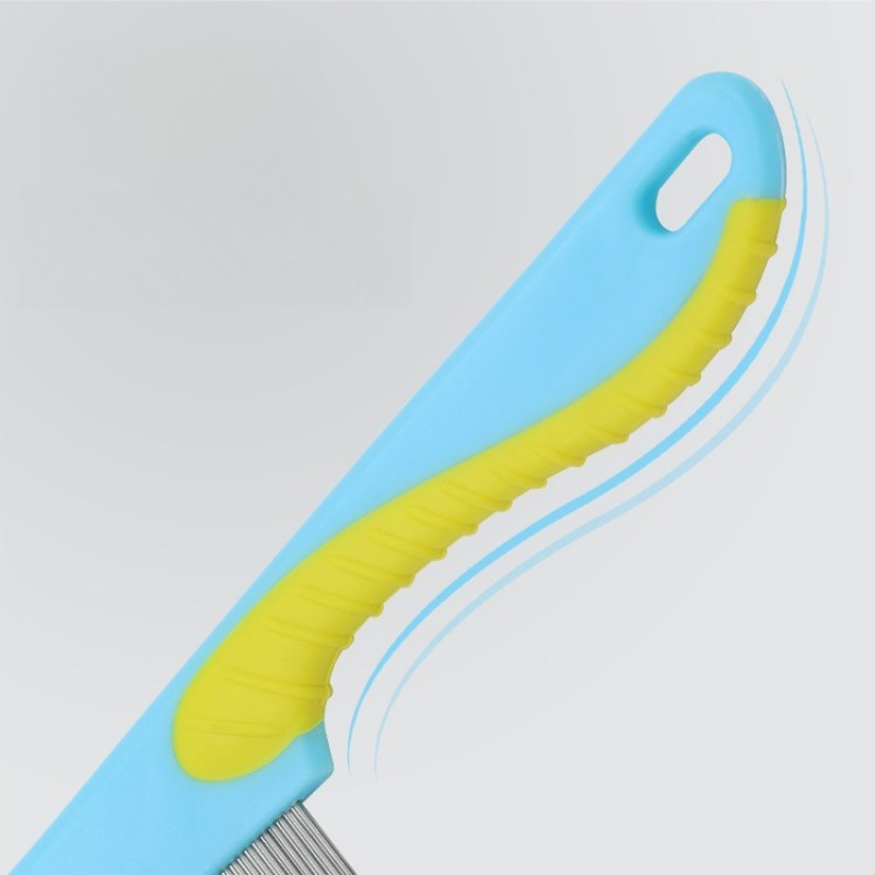 2pcs random style flea comb dogs and cats removal pet fine tooth comb lice remover knot tying grooming sea horse comb