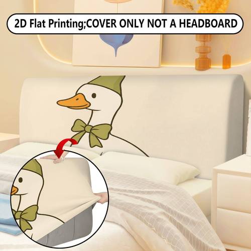1pc party duck modern bed headboard cover cover headboard not included festival washable easy to clean durable hotel grade bedroom decor for home