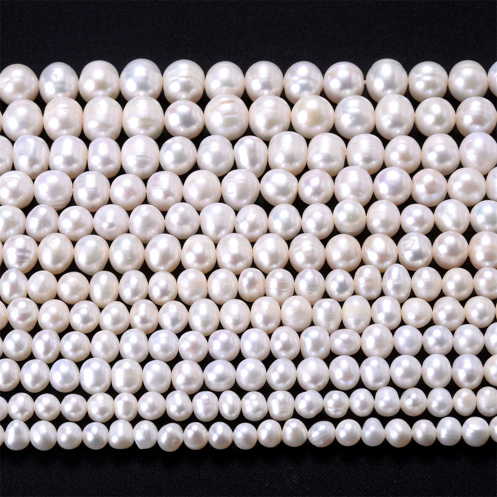 TEMU 5-10mm 20 stuks ovale kralen losse tussenkralen voor het maken van sieraden, perfect voor zomerse feestbedankjes, benodigdheden voor het maken