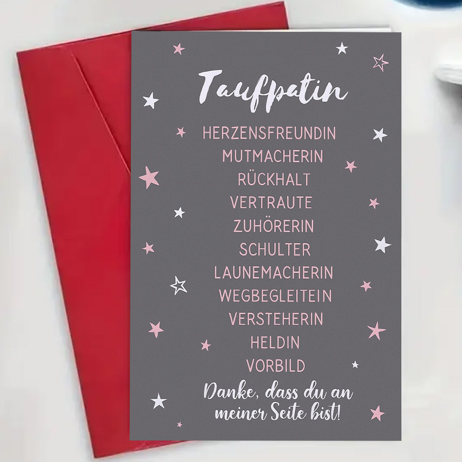 1pcgodmother Appreciation Card Perfect For Thank You Gifts Expressing Love Support And Friendship Ideal For Special Occasions And Meaningful Relationshipsenvelope + Card