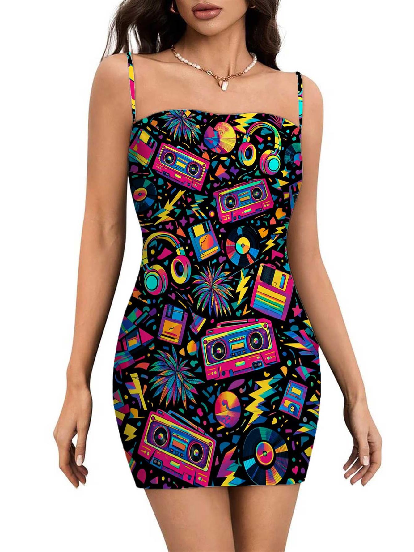 women 80s outfit sold on Temu United States