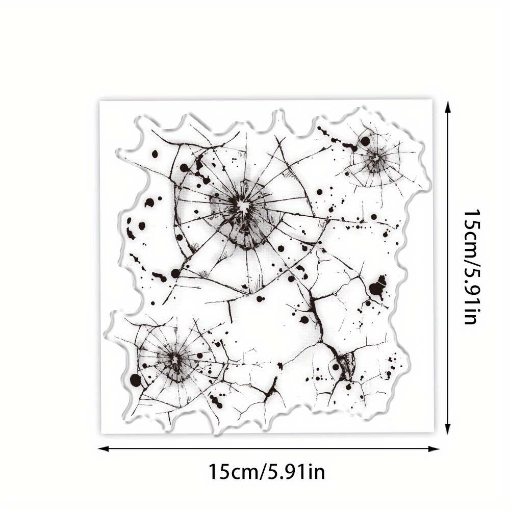 Image of 1pc Original Irregular Clear Silicone Stamp - Transparent Square Embossing Stamp For Diy Scrapbooking, Cards, Journals - Summer Theme Craft Decoration, Silicone Stamps For Card Making