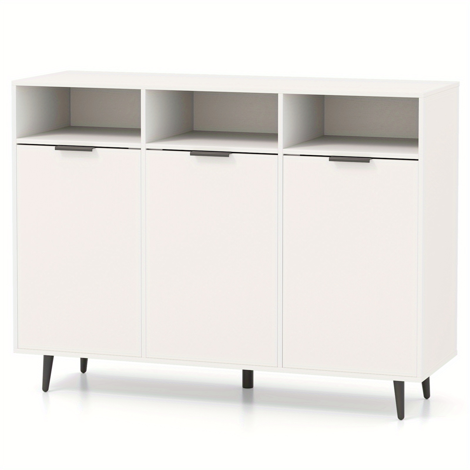 Sideboard Buffet Cabinet, Kitchen Storage Cabinet With 5-position Adjustable Shelves