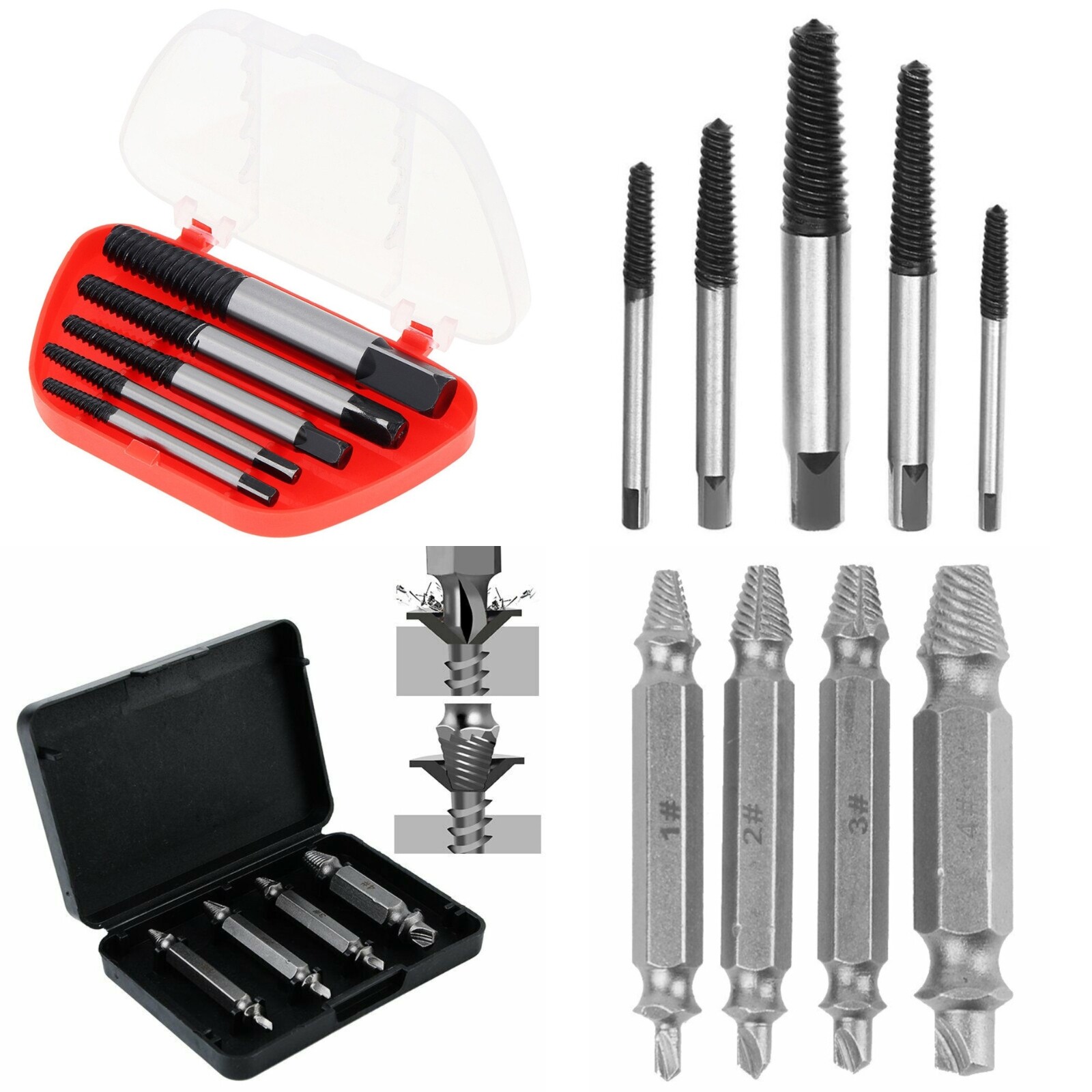 Screwdriver Left Screwdriver Set Damaged Screws Removal Tool