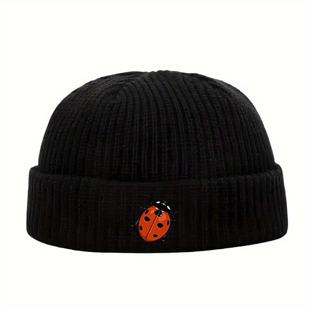 1pc ladybug beanie hat windproof warm winter ski cap cute - Temu display picture 1