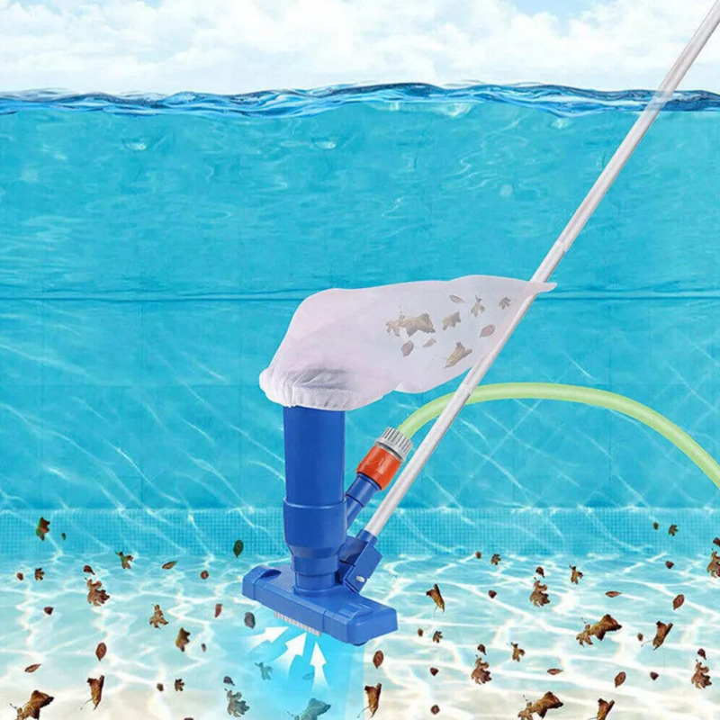 Swimming Pool Jet Vacuum Cleaning Tool Portable Suction Head Brush Cleaner for Spa Fish Pond Hot Tub Cleaning