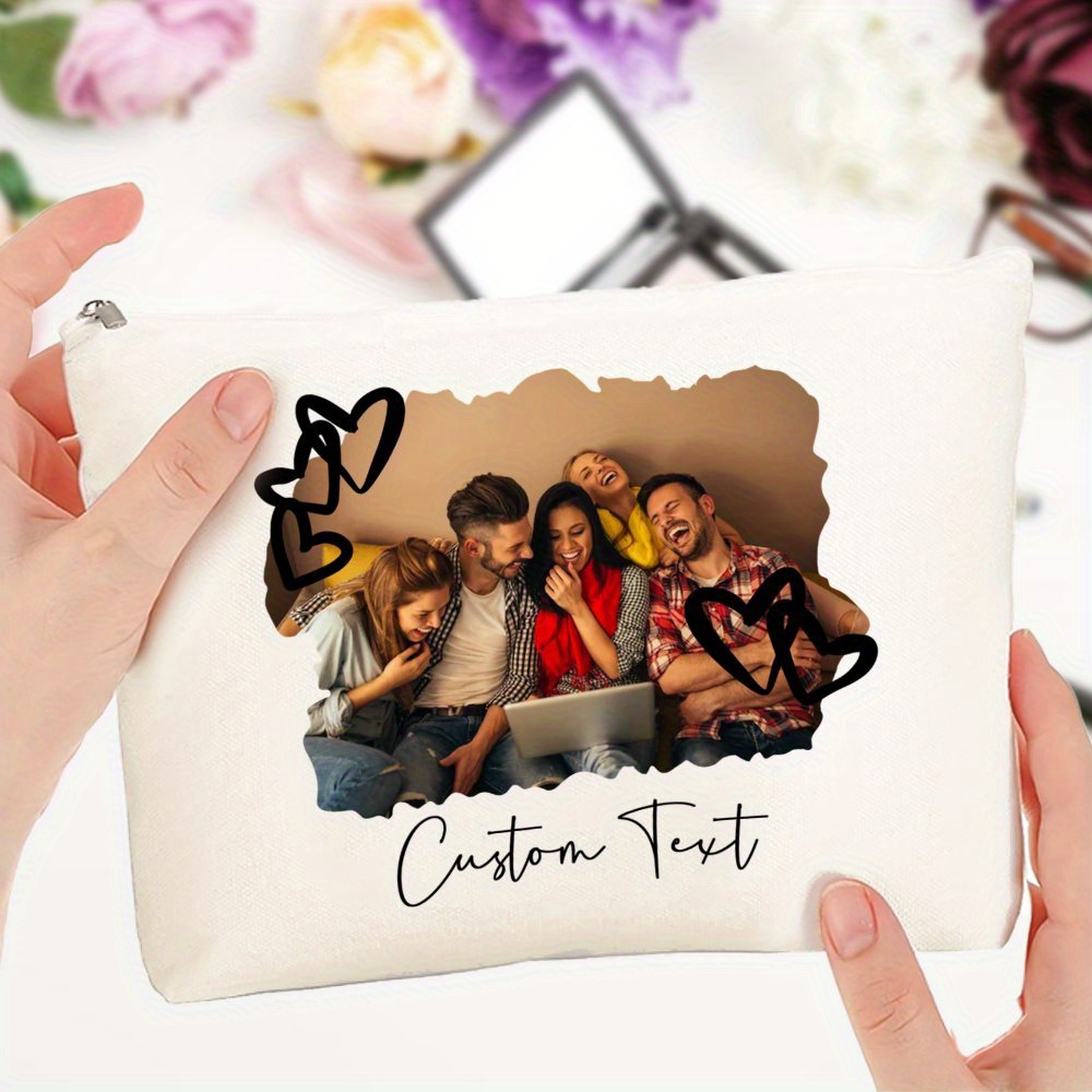 TEMU Neceser de Maquillaje Personalizado con Foto, Neceser de Maquillaje Personalizado con Foto de , Neceser de Maquillaje con Foto Personalizada,
