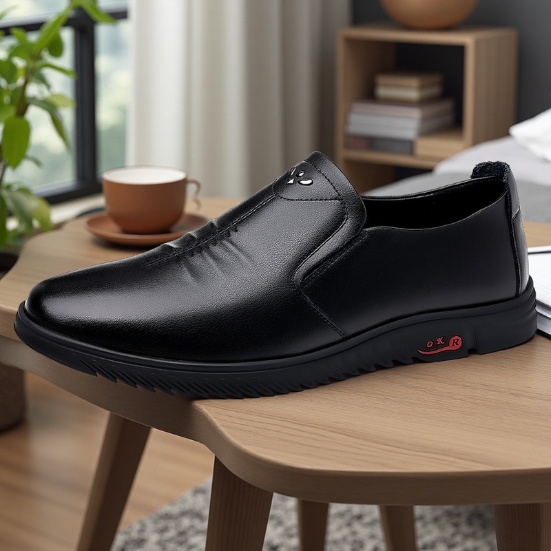 Classic Comfort Men's Shoes & Boots, Dual-Purpose for Work and Commute, Suitable for 11 Occasions, Slip-Resistant Lightweight Classic Office Casual Wear