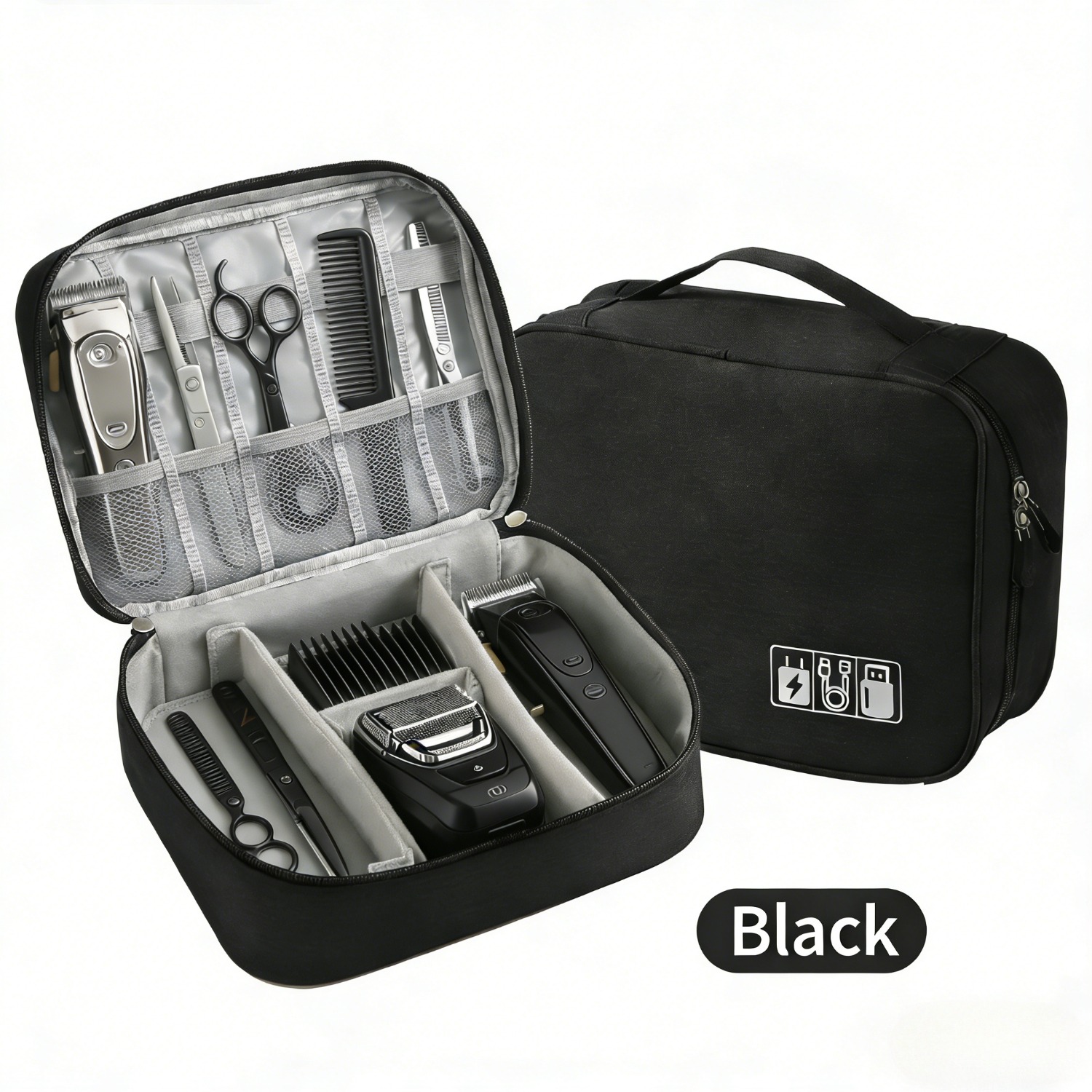 Kit De Manucure Et Pédicure Complet Avec étui De Rangement Noir - Nécessaire De Soin