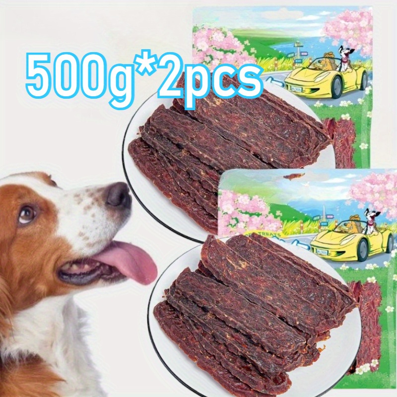 TEMU 1000/ 35.27oz Pet Food Dog Snacks High-quality Duck Jerky Slices