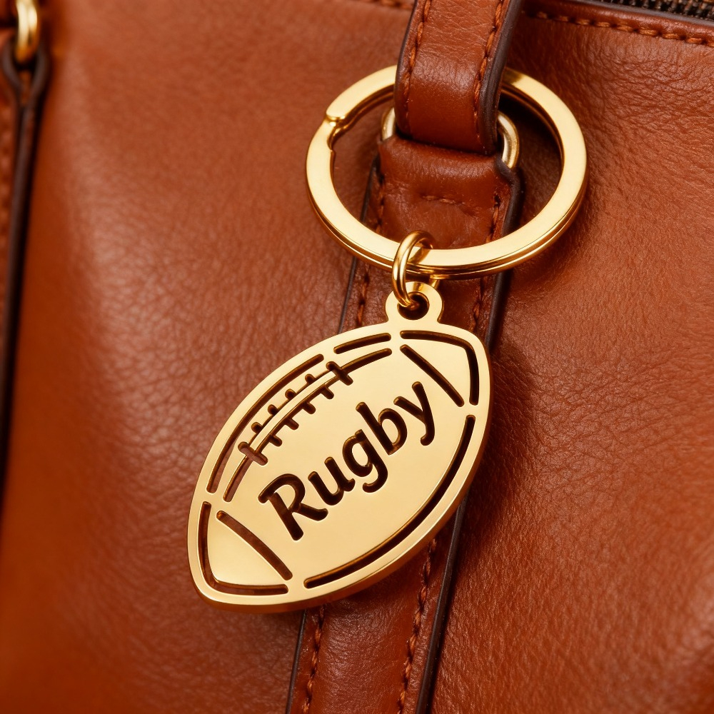 TEMU Custom Keychain - Hollow-out Design - Personalized Gift | Classic And Elegant - High Quality For Men And Women - For Graduations, Weddings,