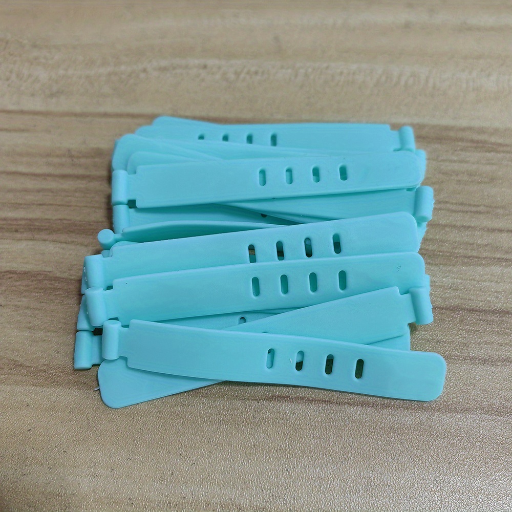 20pcs Silicone Cable Ties for Versatile Cord Organization