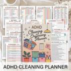 1pc adhd book laundry basket design adult motivational checklist notebook date monthly planner for home office ideal gift for adhd patients colleagues