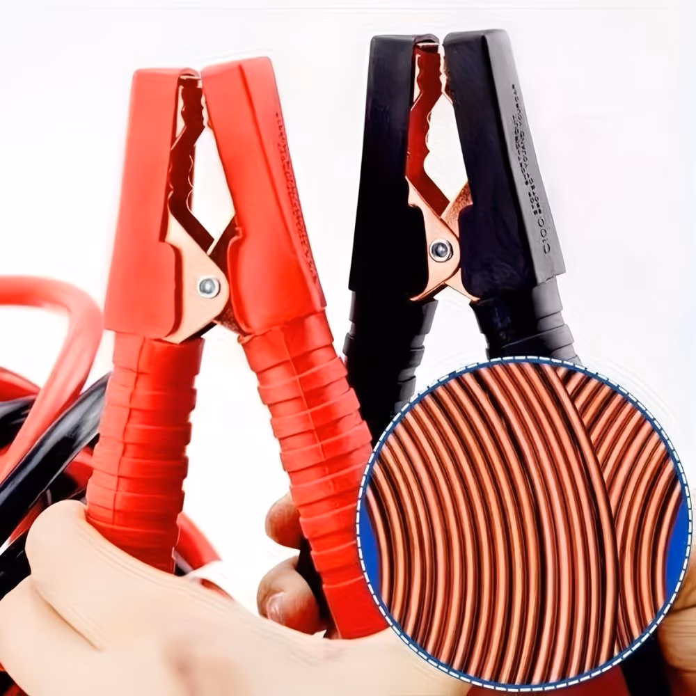 1 set of automotive emergency cables anti burn and anti spark emergency starting automotive rescue tools towing rescue tools automotive accessories Product details 5