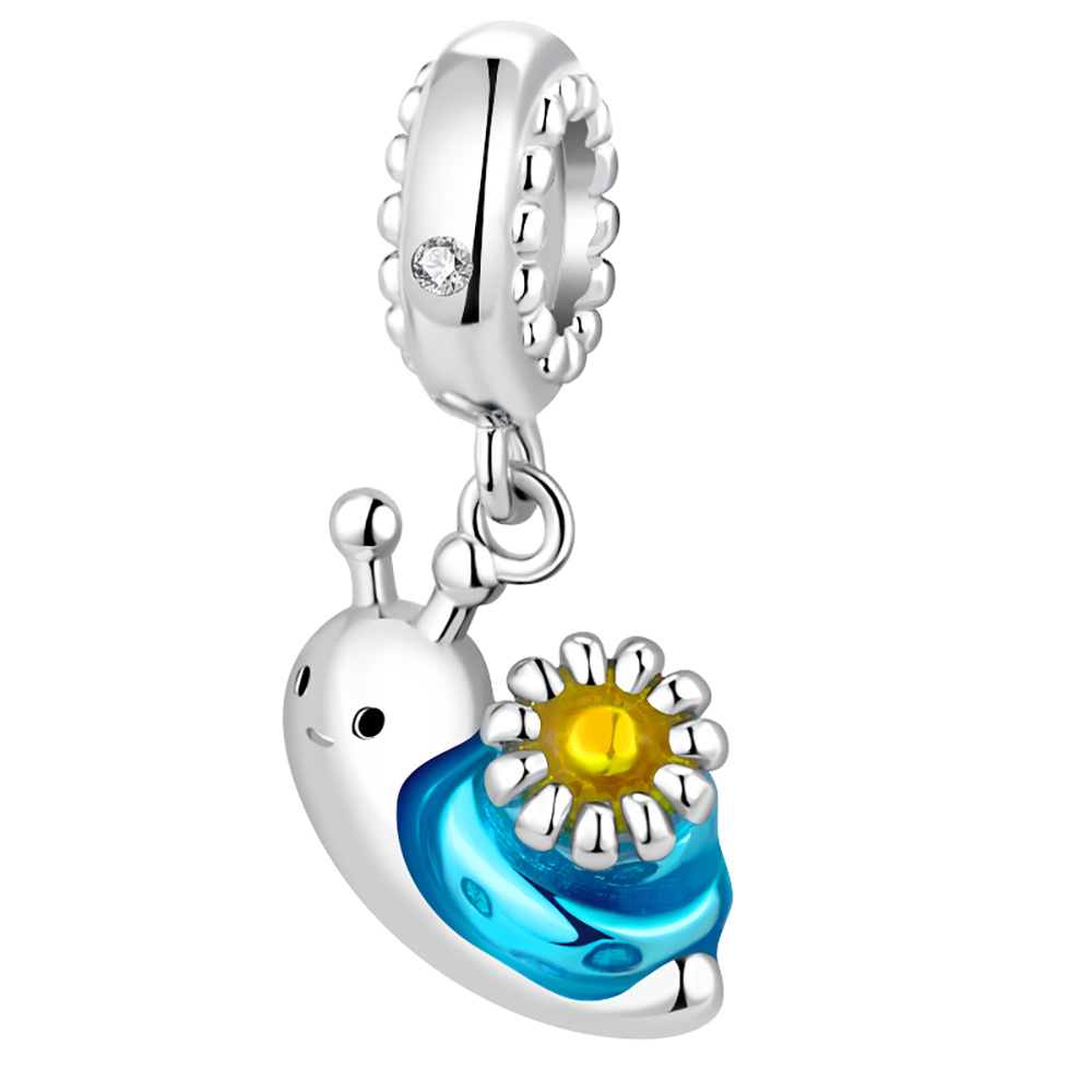 1 Small Snail Pendant, Copper , Fashion Safety Chain Charm Suitable For Bracelets And Necklaces, Perfect Birthday And Holiday Gift, Ideal For Casual Attire And Vacation, Jewelry Accessory Decoration