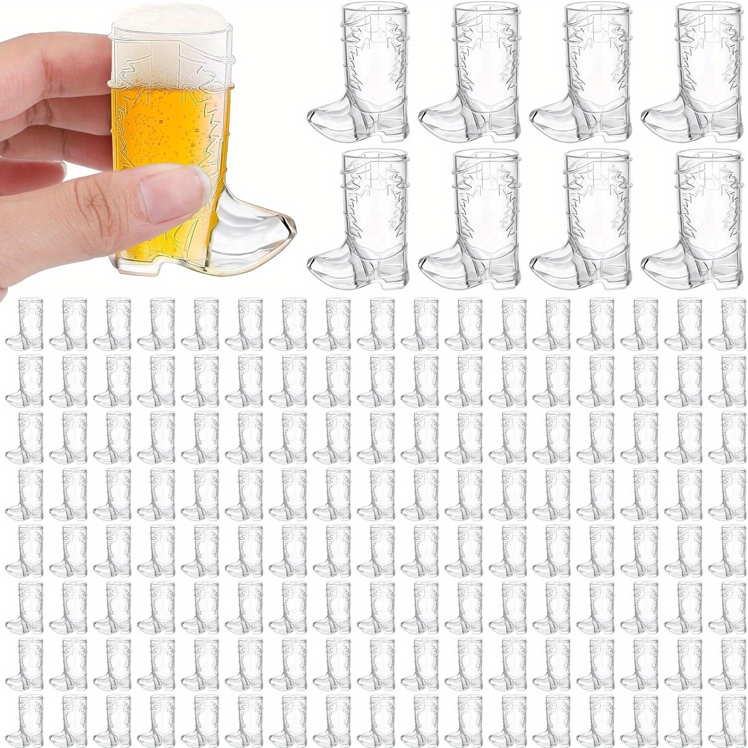 12 Pcs Mini Cowboy Boot Shot Glasses - Western Cowboy Mugs For Cowgirl Theme Party Decorations Birthday And Bachelorette Parties