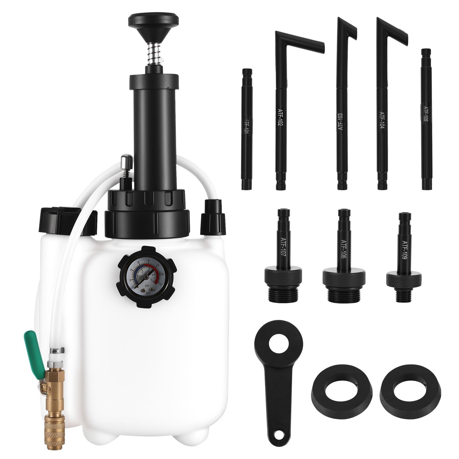 Image of 3l Transmission Oil Pump Extractor, Transmission Oil Pump, Manual Automotive Oil Filling System With 8pcs Atf Adapters