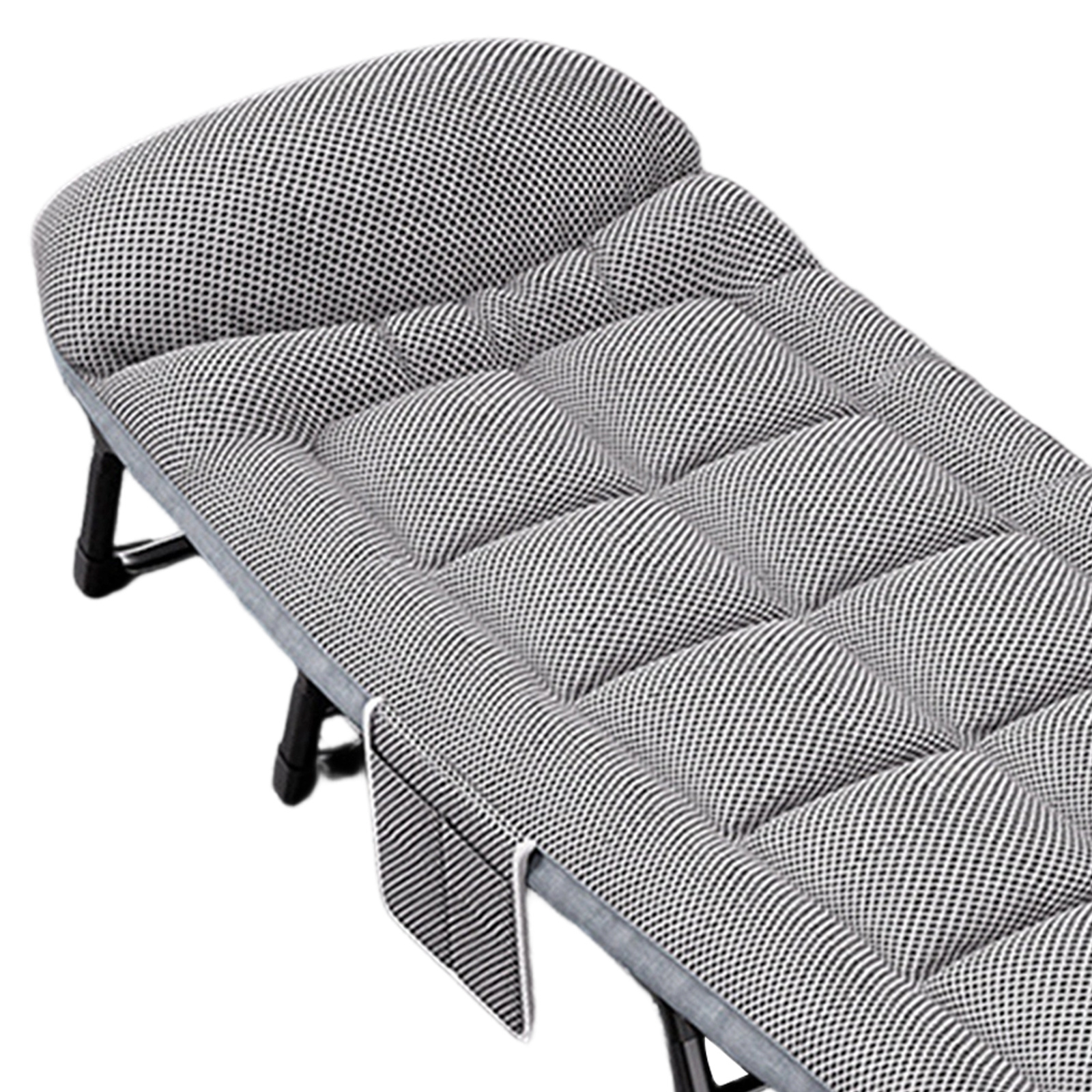 6-Position Adjustable Folding Camping Cot Lounge Chair