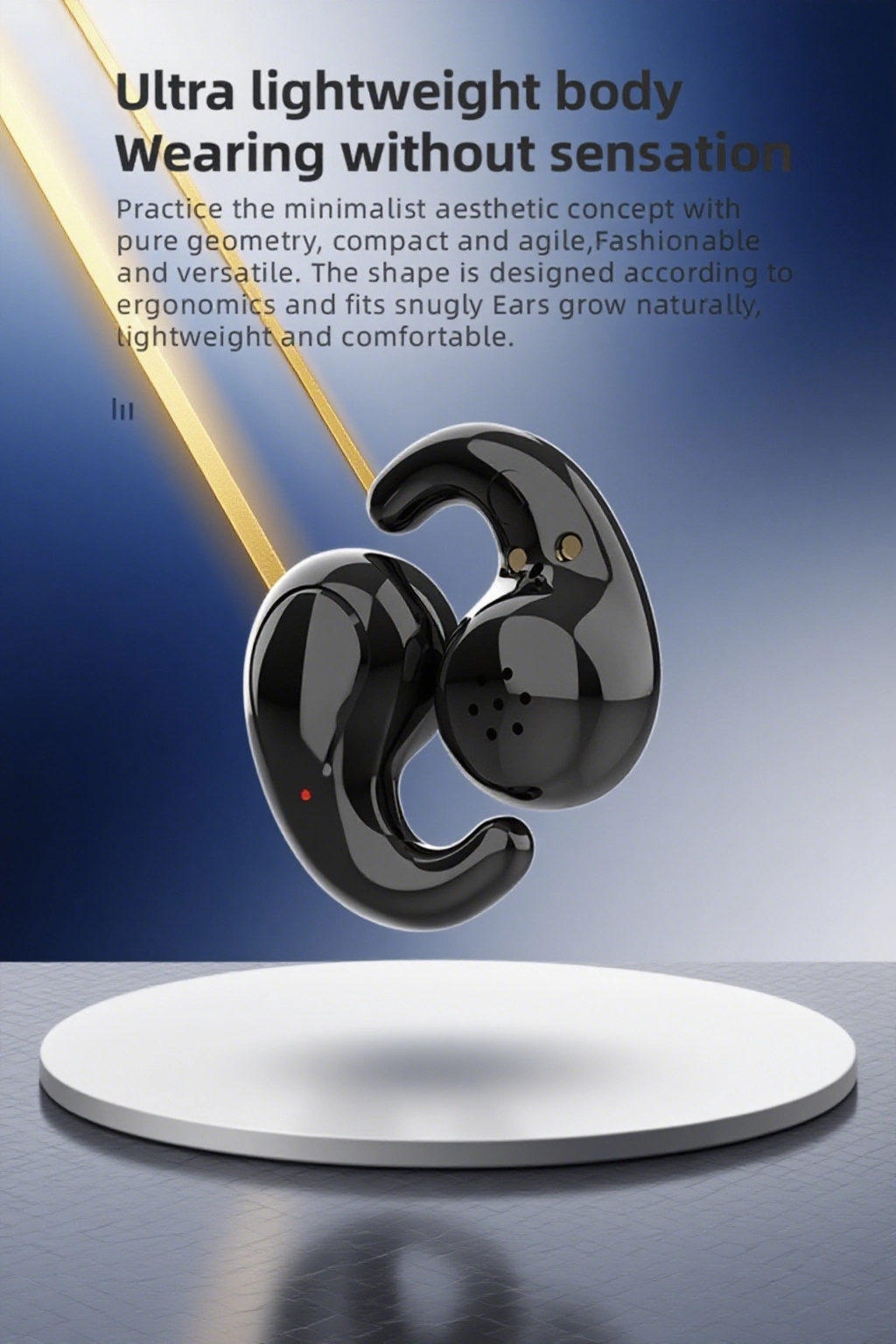 Auriculares inalámbricos T70 de alta calidad con sonido de alta fidelidad, salida potente, función de carga de emergencia, controles táctiles de voz HD, conexión automática para llamadas en ambos oídos y pantalla de nivel de batería