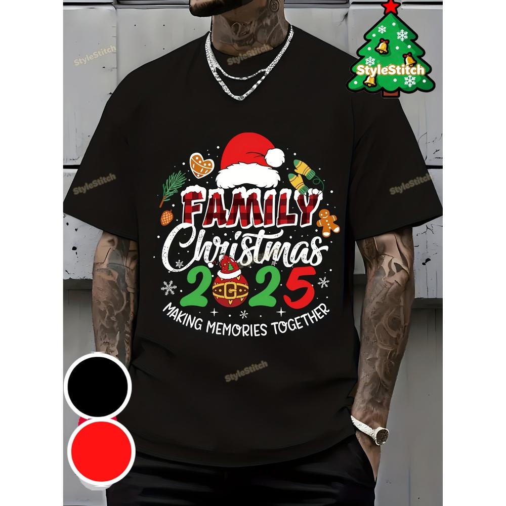 TEMU Family Christmas 2025 Shirt, Christmas 2025 Shirt, Christmas Crew Tee, Christmas Group Tee, Christmas Matching Family Shirts, 100% Round Neck T-shirt, Matching Shirt, Merry Christmas Gifts