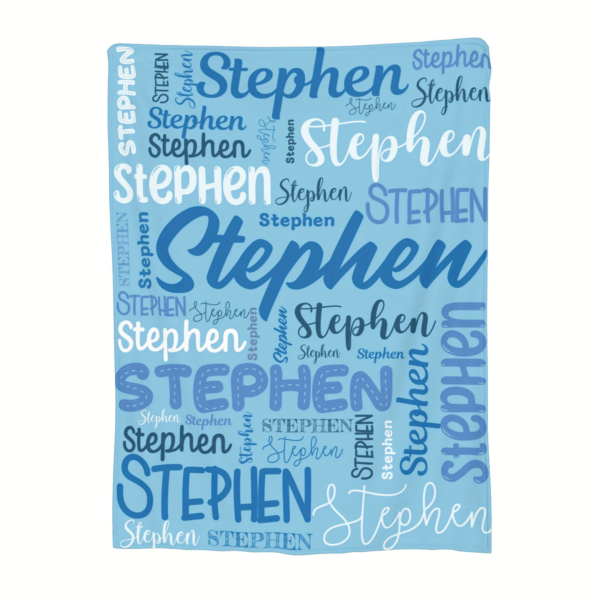 TEMU Personalized Blanket With Name, Personalized Blanket, Custom Blanket, Custom Name Blanket, Family Custom Gift, Christmas Gift, Birthday And