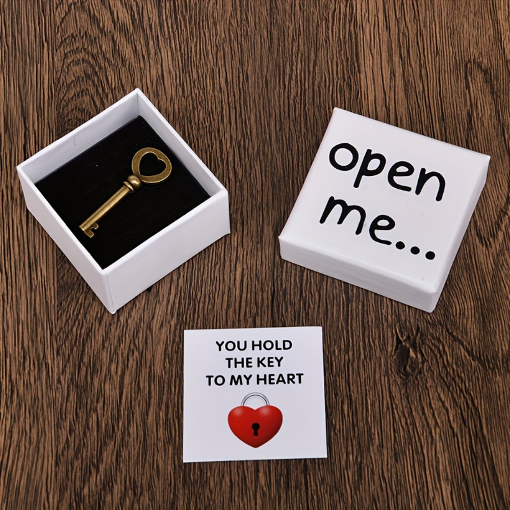 Image of Heart Lock Keychain And " To My Heart" Love Letter Set - Perfect Anniversary/birthday Gift For Him/her, , And | Includes Card, Paper Materials