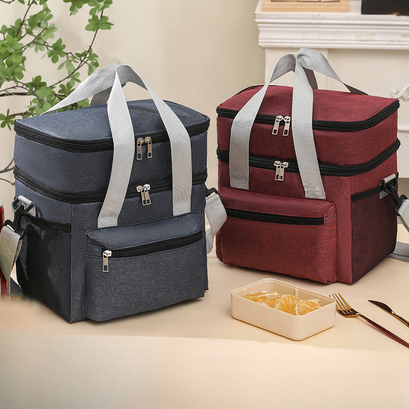 

Leakproof Insulated Bag Set, Large Portable Storage , Washable Rectangle Lunchbox For School, , ,