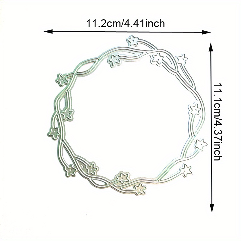 Image of Metal Cutting Dies For Star Garland Decoration, Suitable For Scrapbooking And Card Crafting, Including Molds, , Punches, And Stencils
