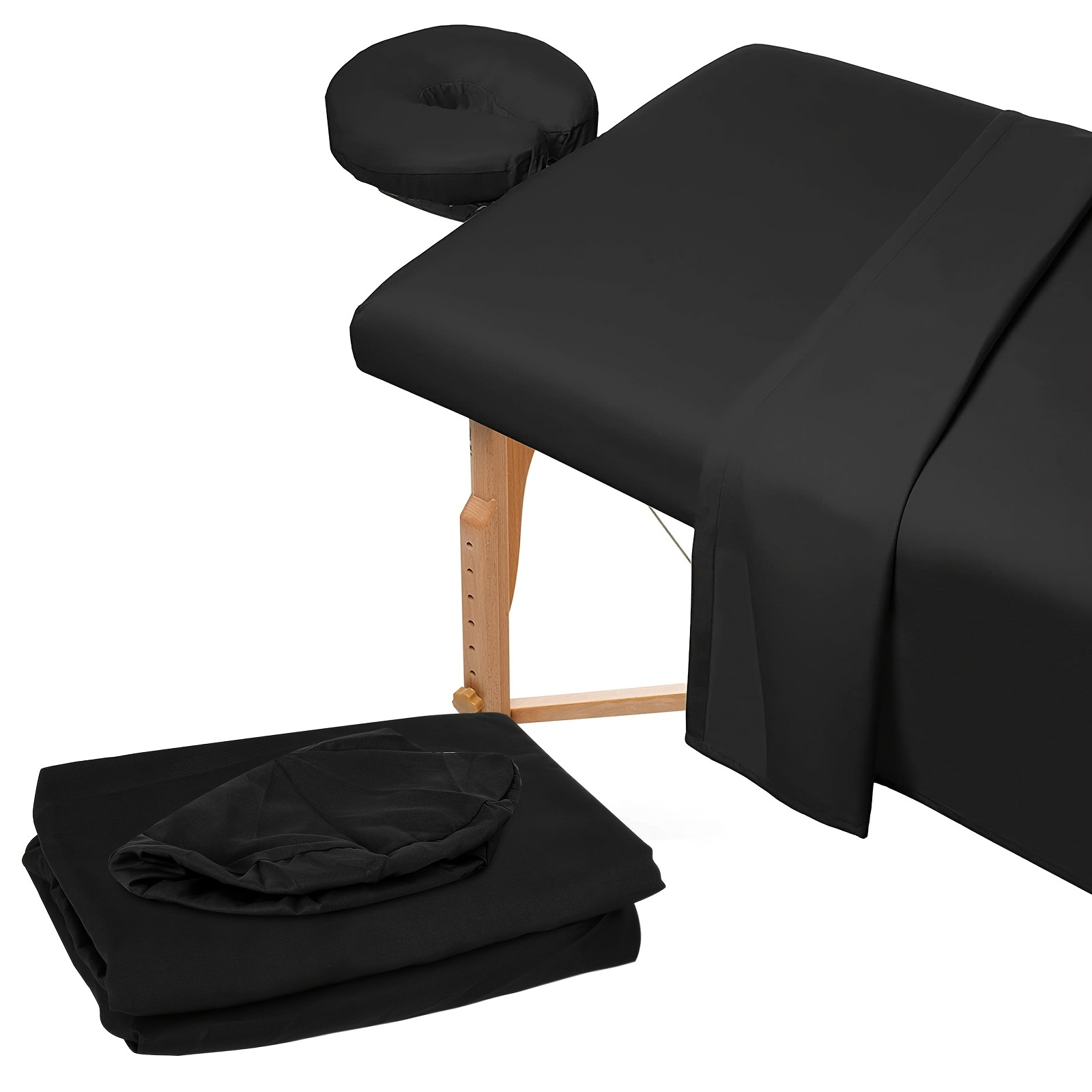 TEMU Beauty Bed Cover, Beauty Bed Sheet, Bed Sheet, Pillowcase Three-piece Set, Massage Bed Cover