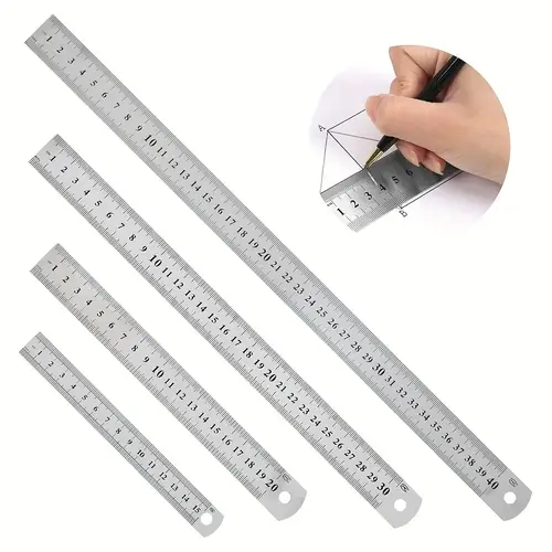 Metal 15 Inch Ruler metal ruler sold on Temu Australia