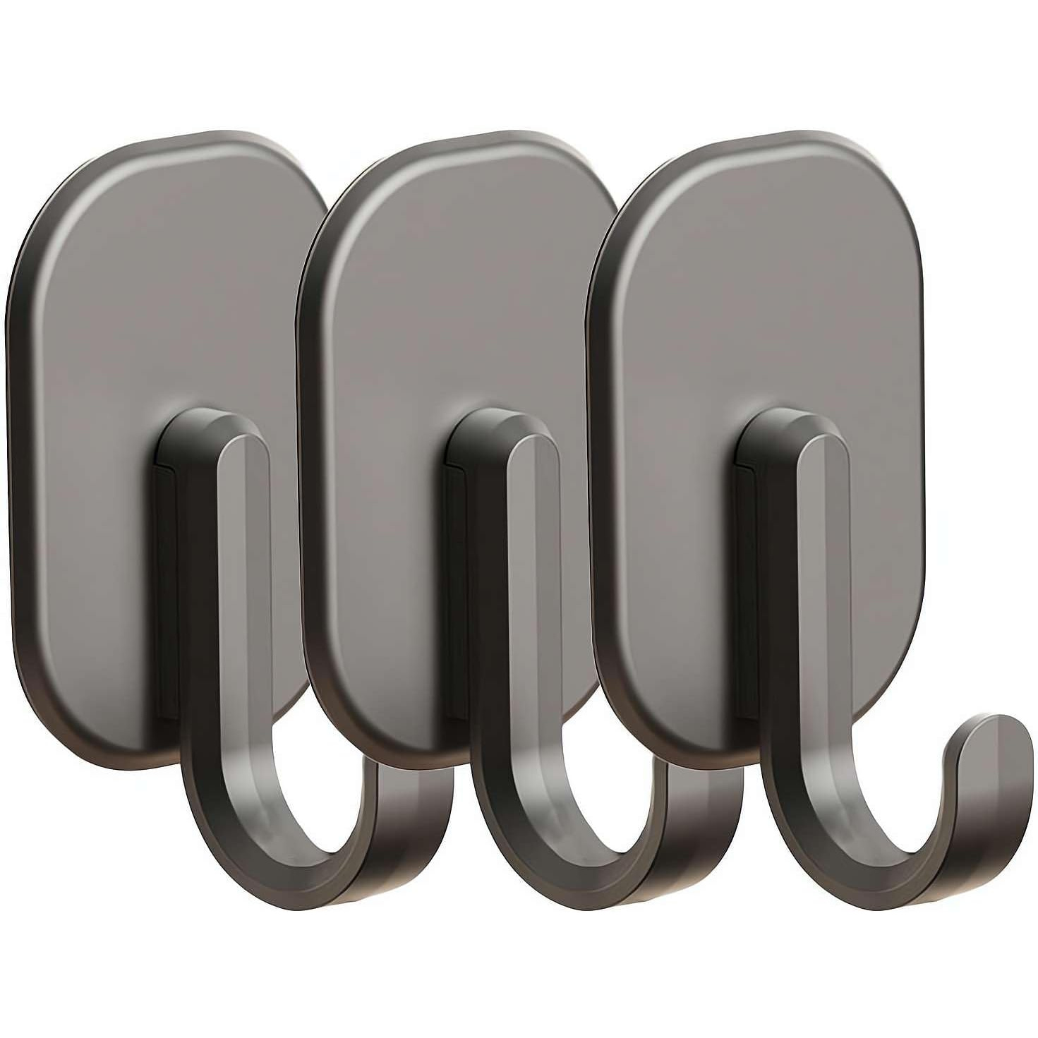 E-shop Robuster Magnet-Haken mit einem starken Magnet. Dieser schwarze, multifunktionale Hängeaufbewahrungsständer ist ideal für Camping, Küchen,
