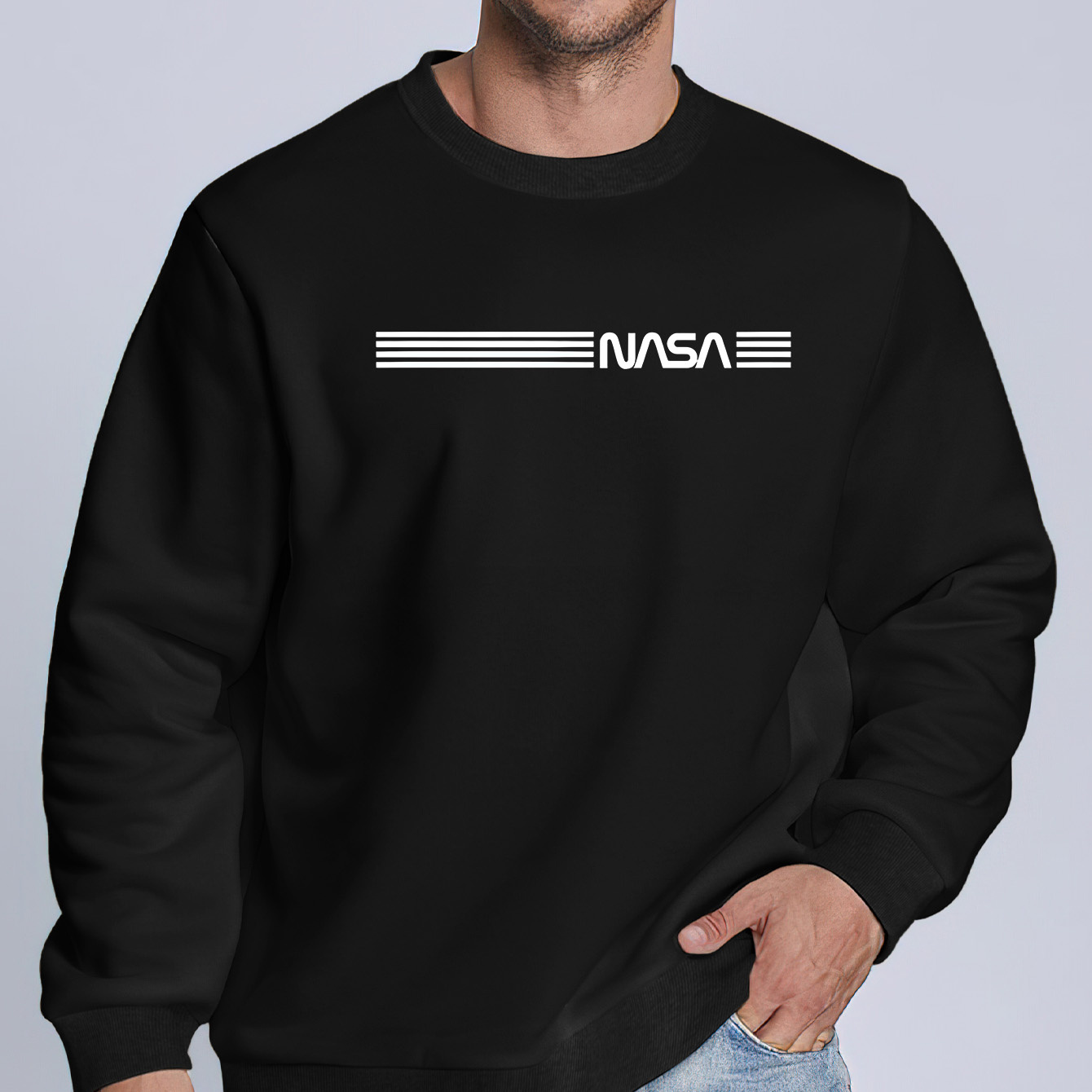 

Nasa Sweatshirt, , Regular Fit, , Pattern, ,