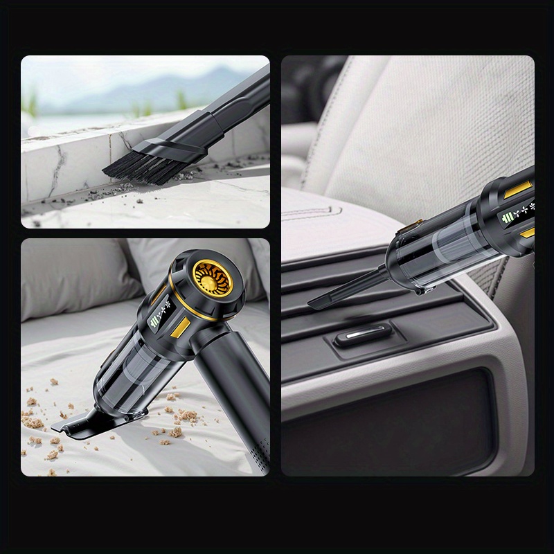  2026 new 20000pa powerful handheld vacuum cleaner battery 4in 1 lightweight vacuum blower vacuum cleaner led display usb rechargeable mini vacuum cleaner for pet hair cleaning with cleaning hoses Product details 6
